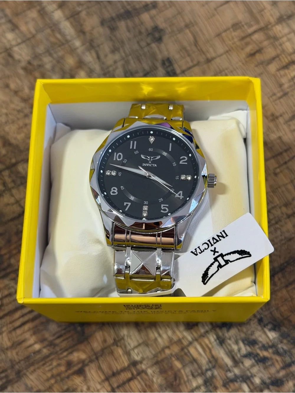NEW Invicta Specialty 69027 Men’s Black Dial Stainless Steel Watch - 41mm - NIB